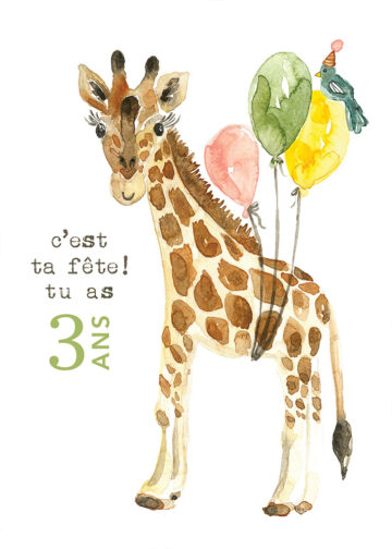 carte pliée 5 x 7 GISELE 5