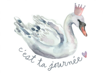 carte pliée 7 x 5 Opaline 5